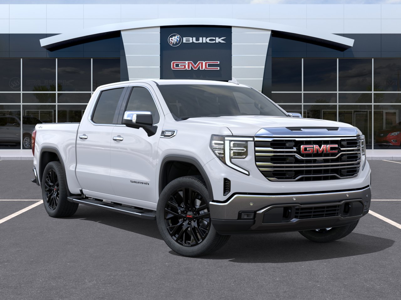 New 2026 Summit White GMC SLT image 7