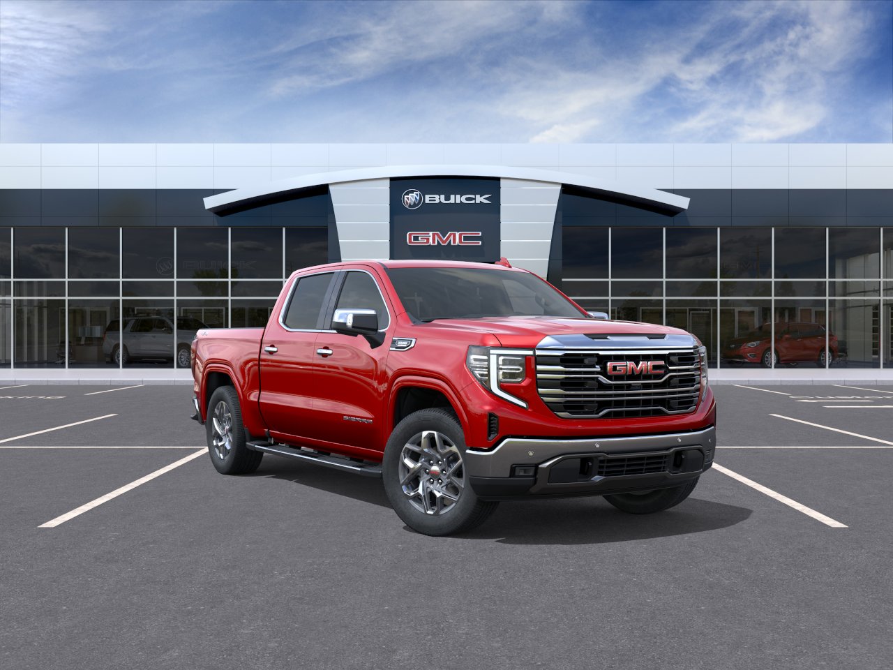 New 2026 Volcanic Red Tintcoat GMC SLT image 25