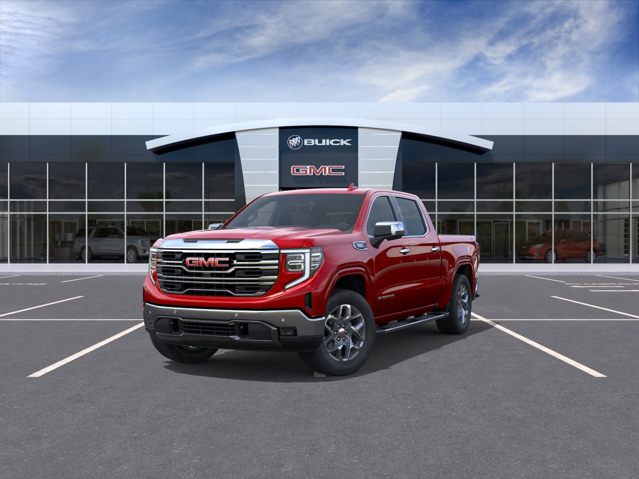 New 2026 Volcanic Red Tintcoat GMC SLT image 32