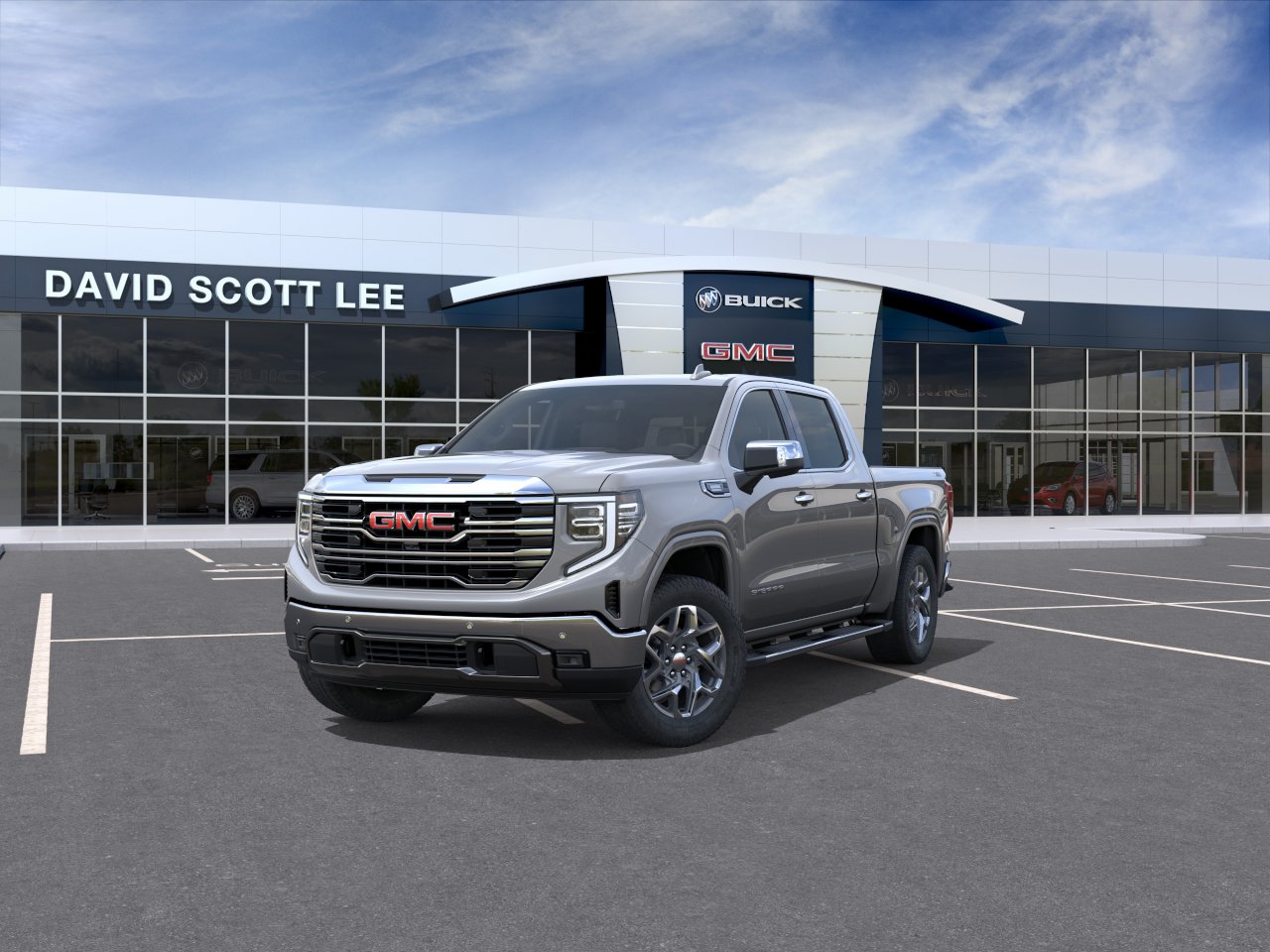 New 2026 Sterling Metallic GMC SLT image 8