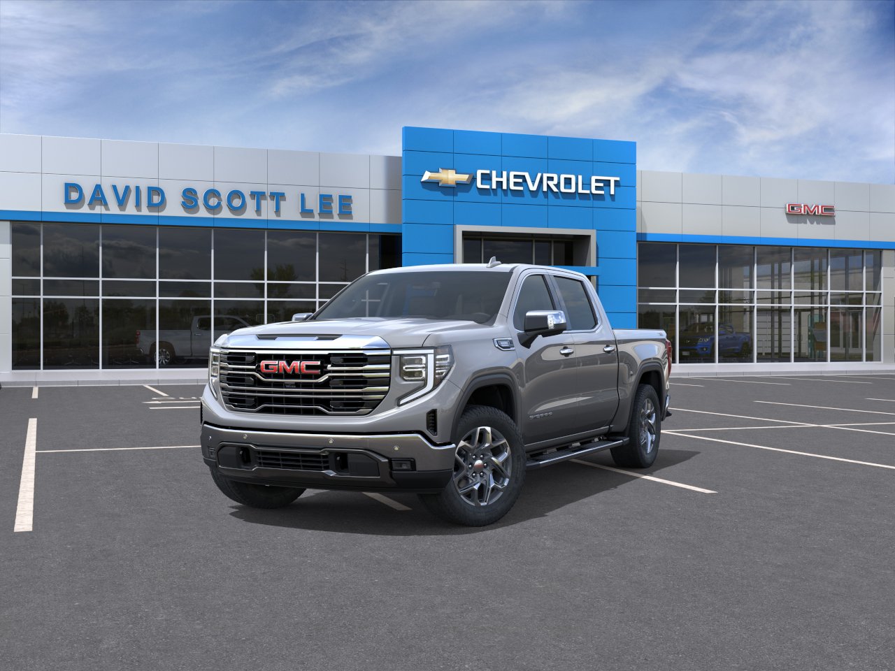 New 2026 Sterling Metallic GMC SLT image 8