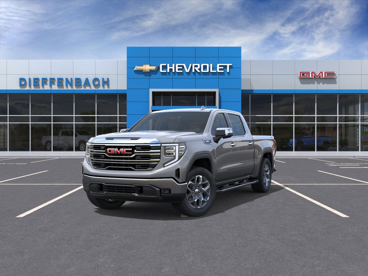 New 2026 Sterling Metallic GMC SLT image 8