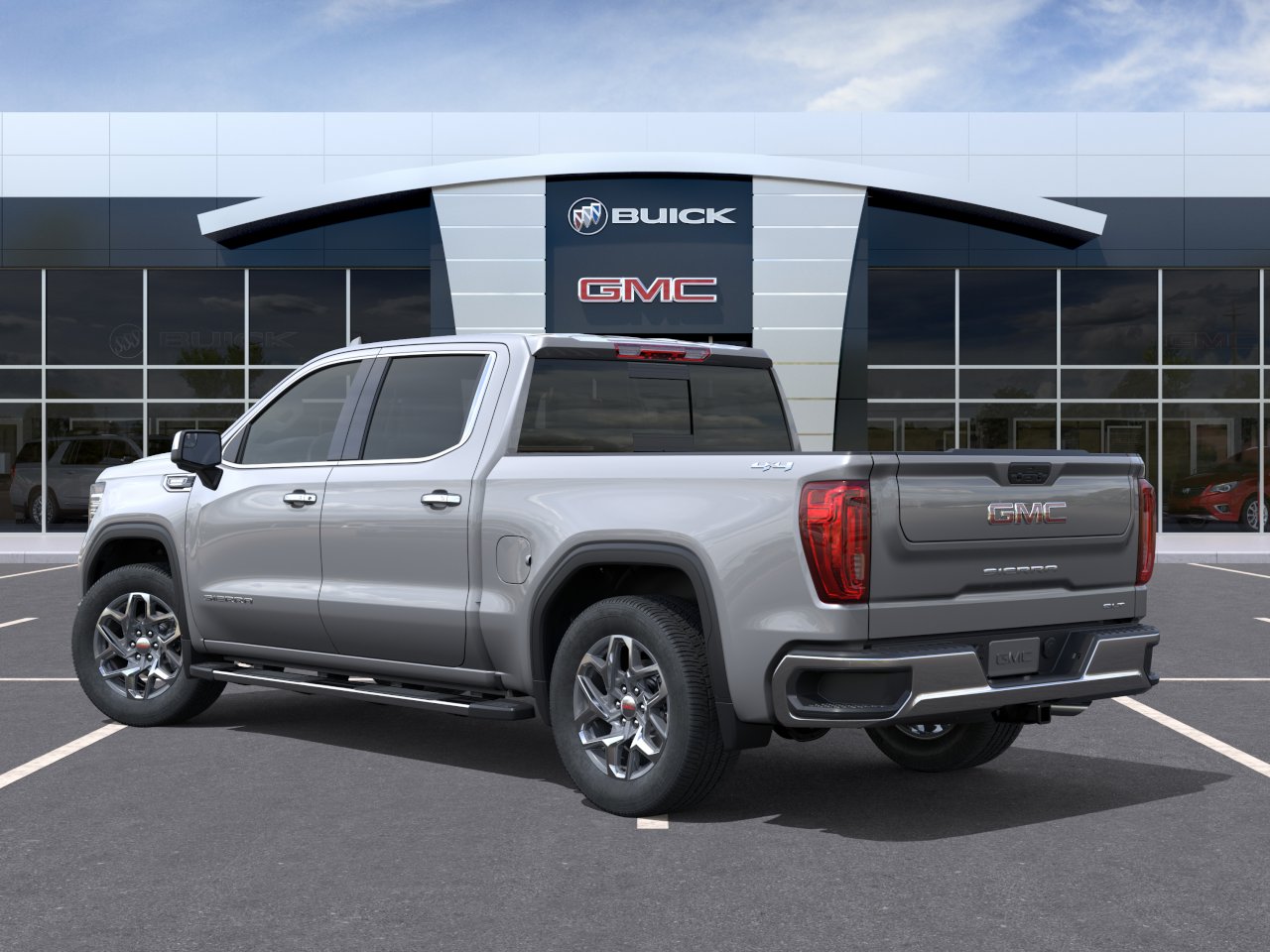 New 2026 Sterling Metallic GMC SLT image 3
