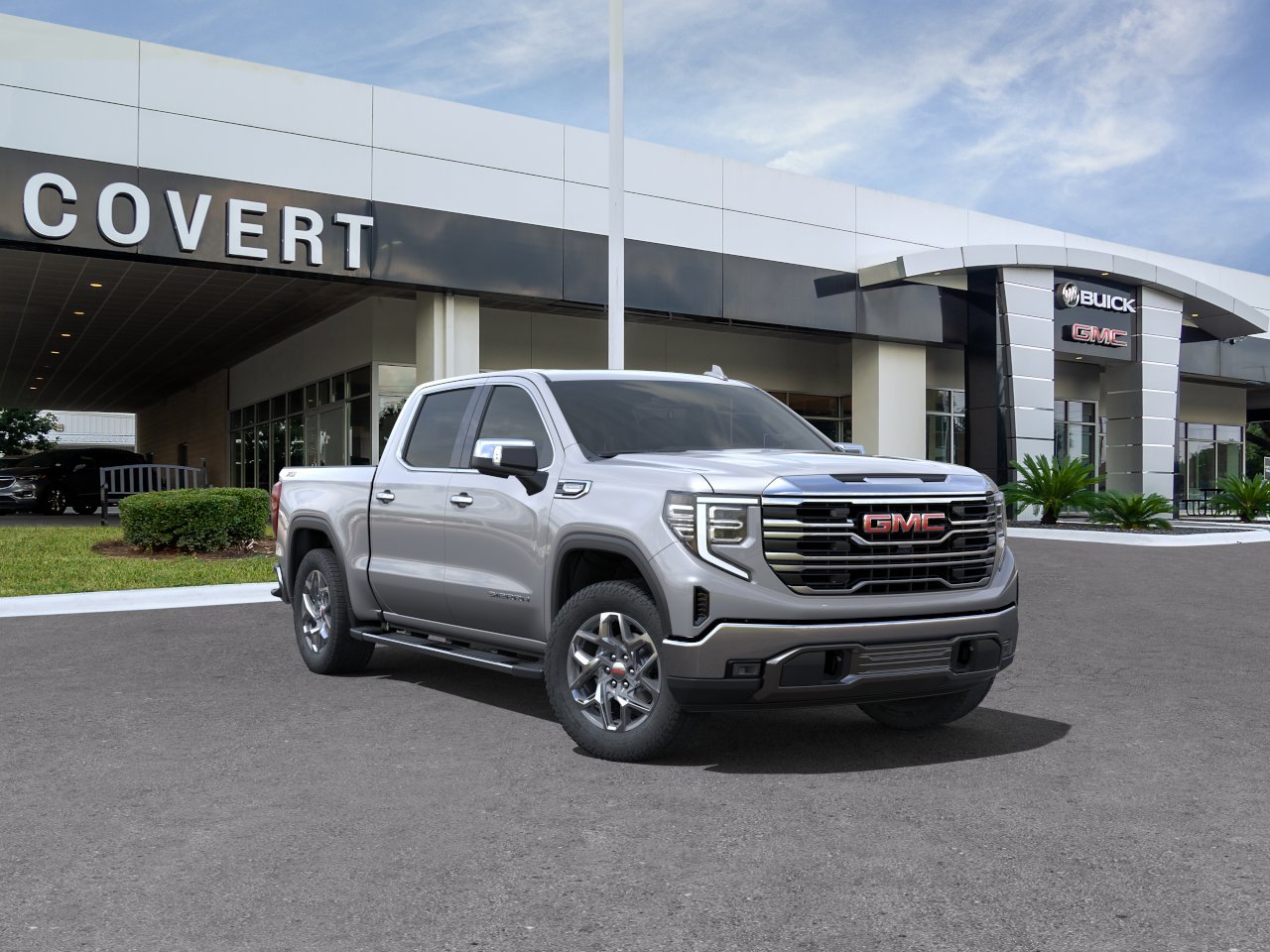 New 2025 GMC Sierra 1500 SLT Crew Cab in Austin B241622 Covert Buick