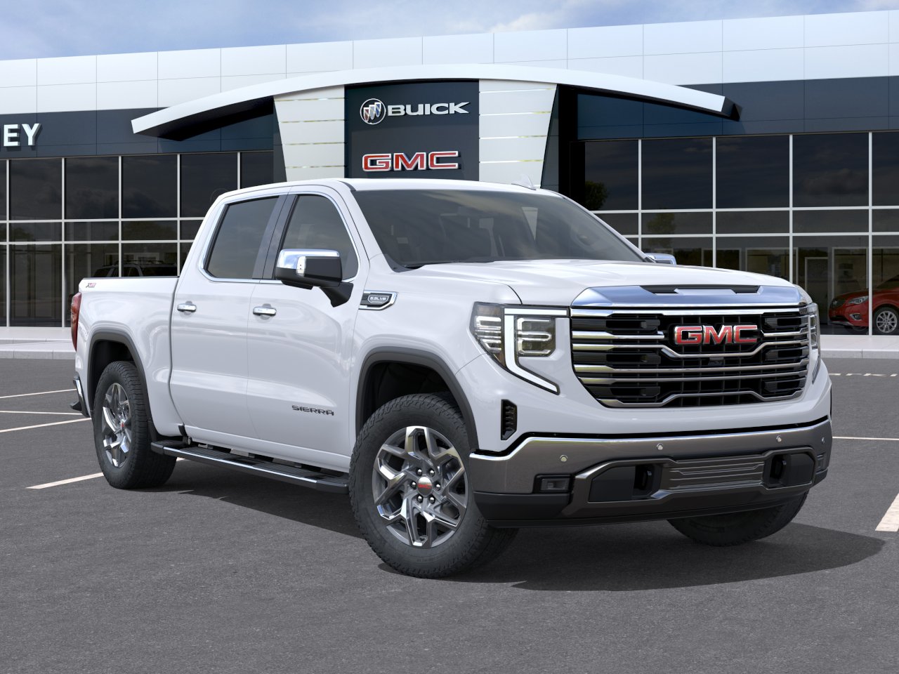 New 2026 Glacier White Tricoat GMC SLT image 31