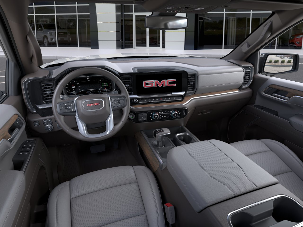 New 2026 Glacier White Tricoat GMC SLT image 39