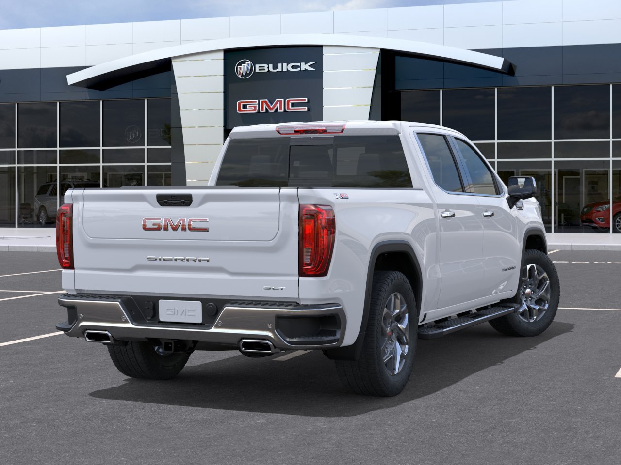 New 2026 Glacier White Tricoat GMC SLT image 28
