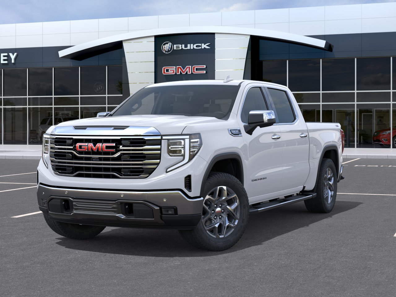 New 2026 Glacier White Tricoat GMC SLT image 30