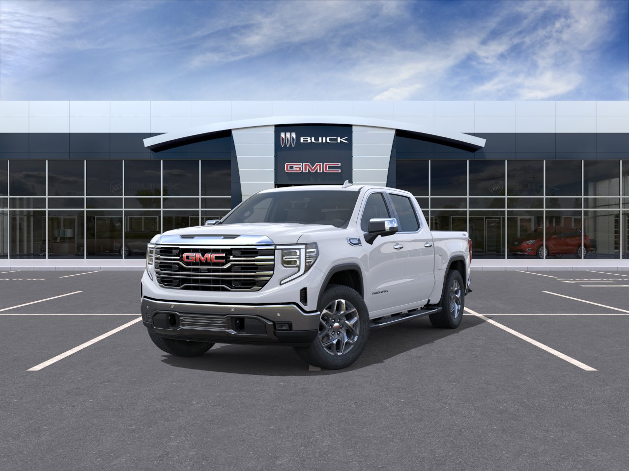 New 2026 Summit White GMC SLT image 33