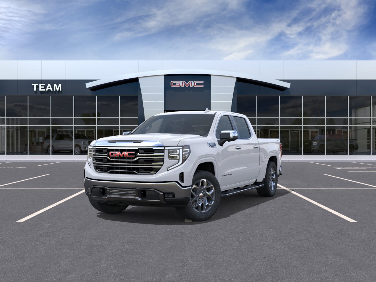 New 2026 Summit White GMC SLT image 41