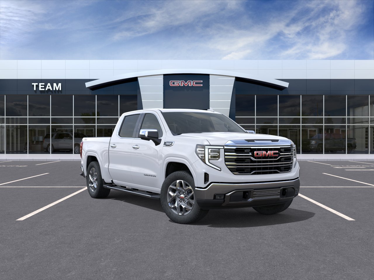 New 2026 Summit White GMC SLT image 34