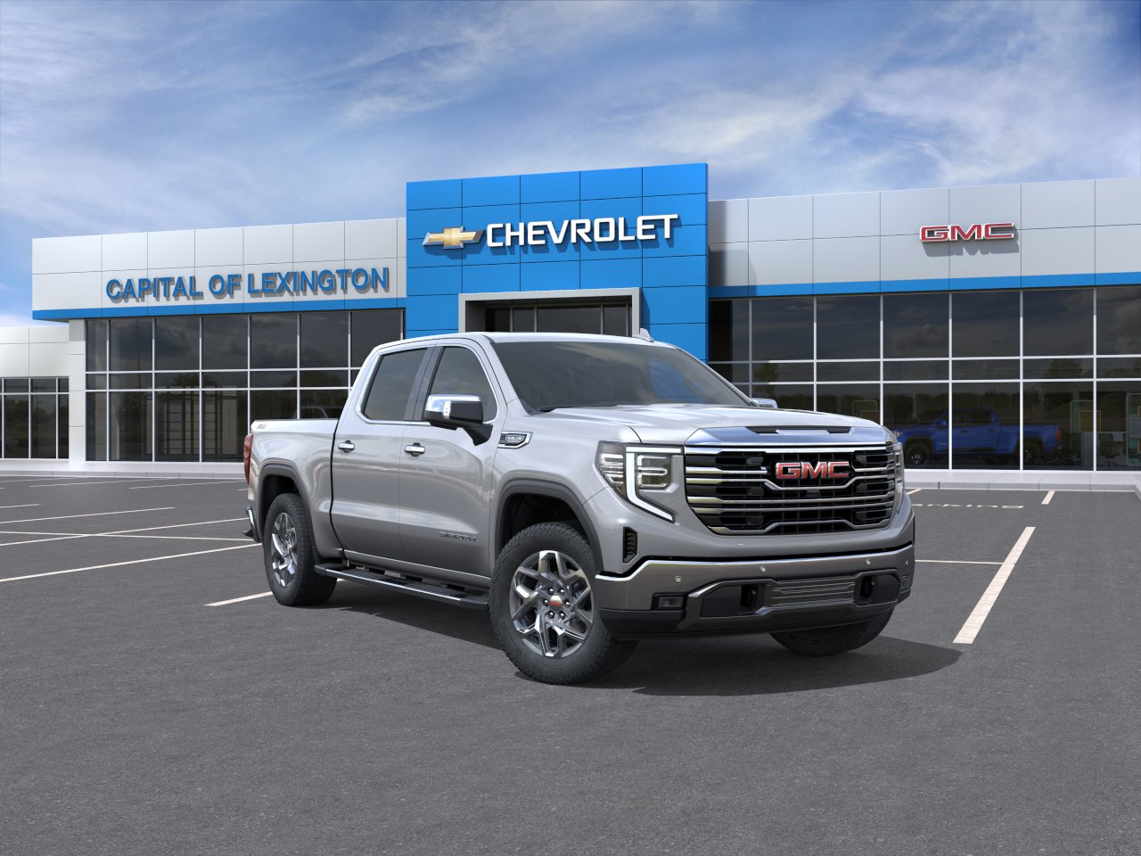 New 2026 Sterling Metallic GMC SLT image 25