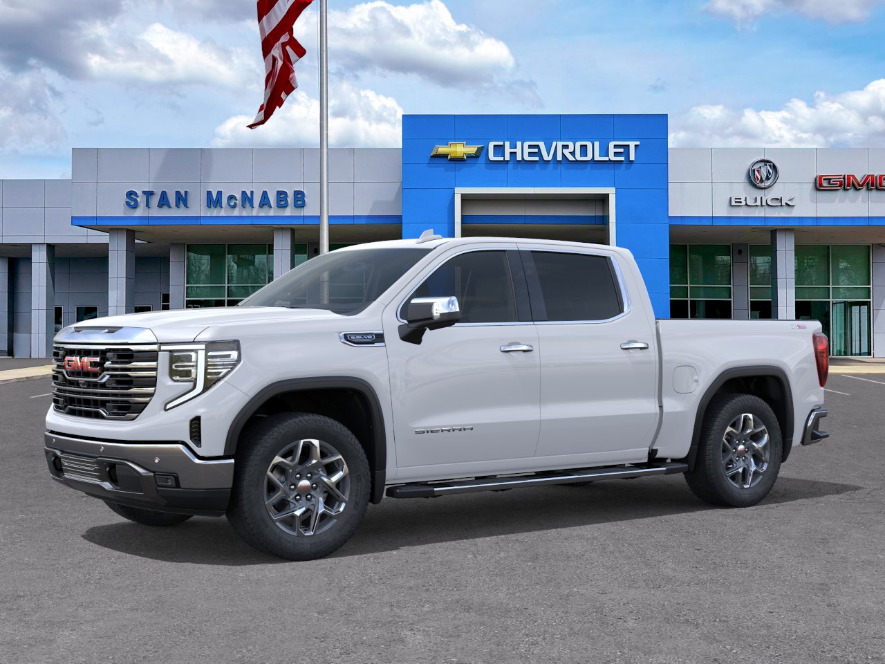 New 2026 Glacier White Tricoat GMC SLT image 26