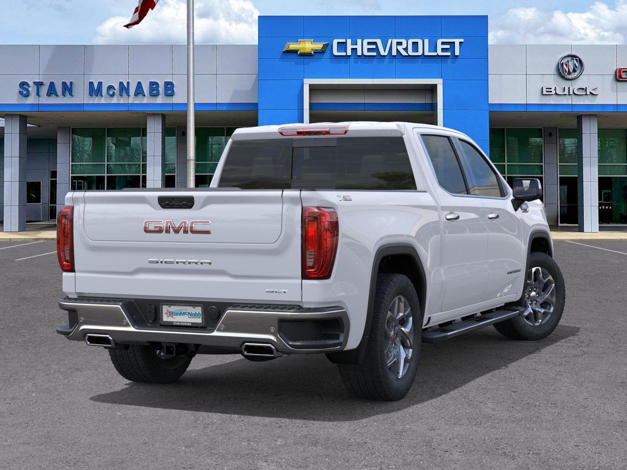 New 2026 Glacier White Tricoat GMC SLT image 28