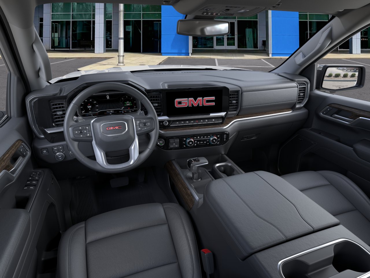 New 2026 Glacier White Tricoat GMC SLT image 39