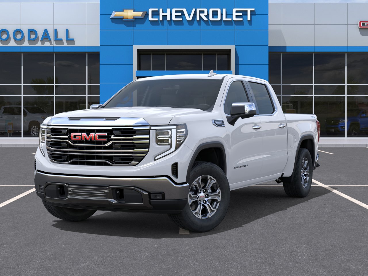 New 2026 Glacier White Tricoat GMC SLT image 30