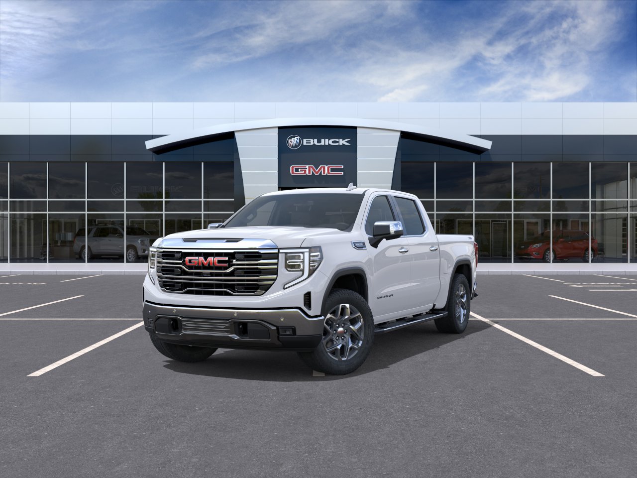 New 2026 Summit White GMC SLT image 8