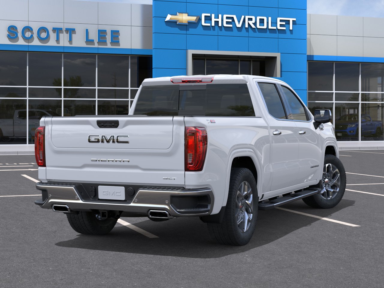New 2026 Glacier White Tricoat GMC SLT image 4