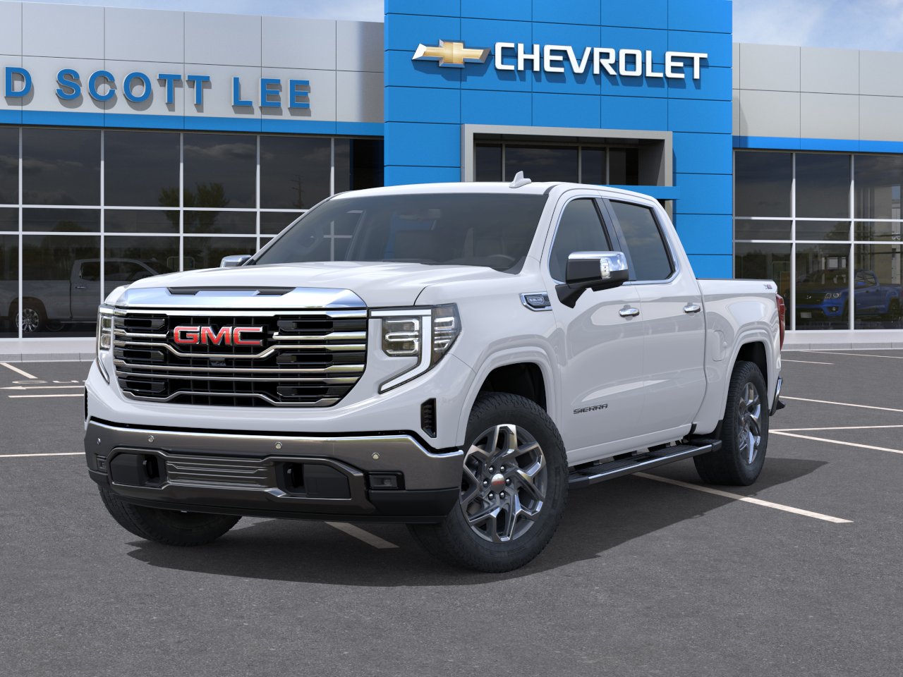 New 2026 Glacier White Tricoat GMC SLT image 6