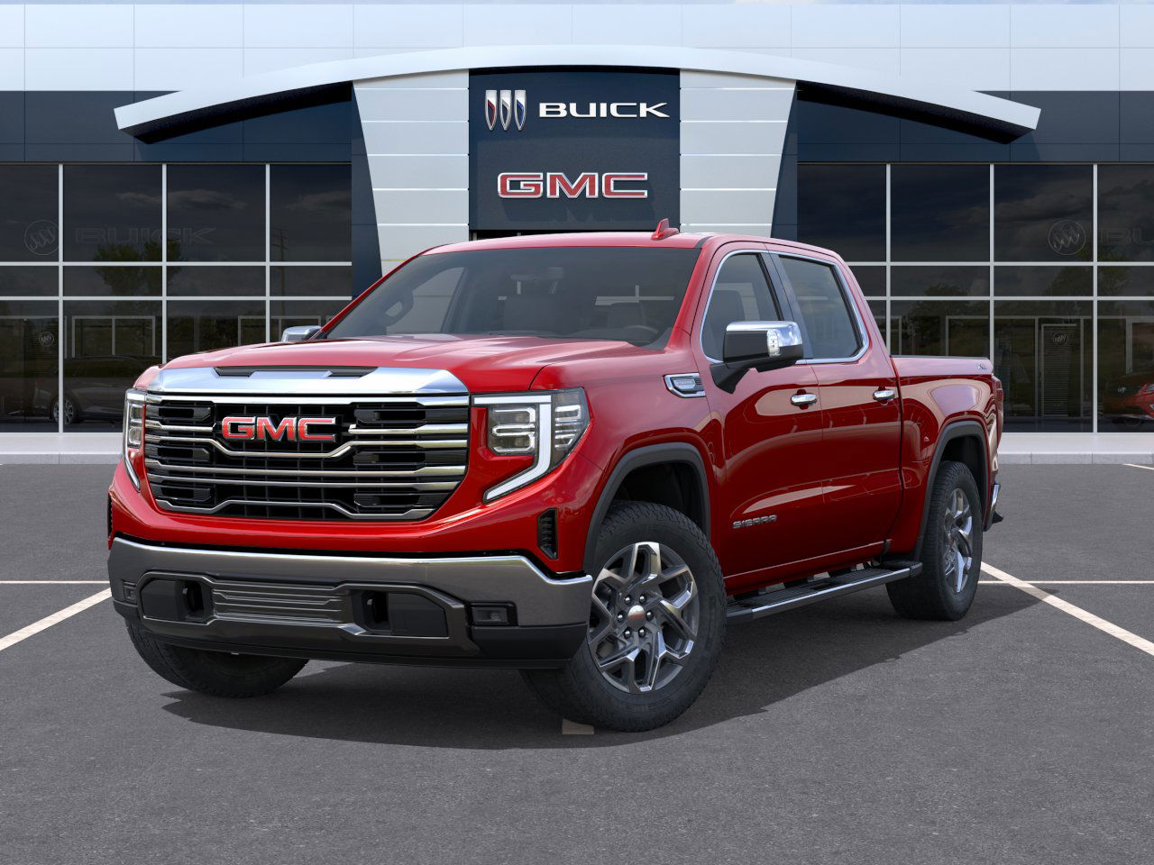 New 2026 Volcanic Red Tintcoat GMC SLT image 30
