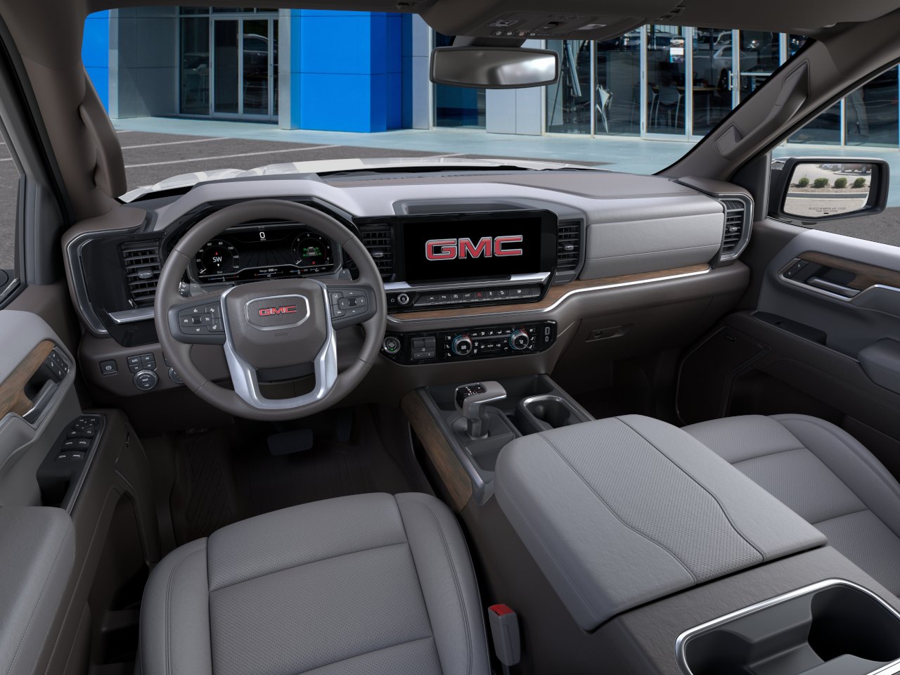 New 2026 Glacier White Tricoat GMC SLT image 39