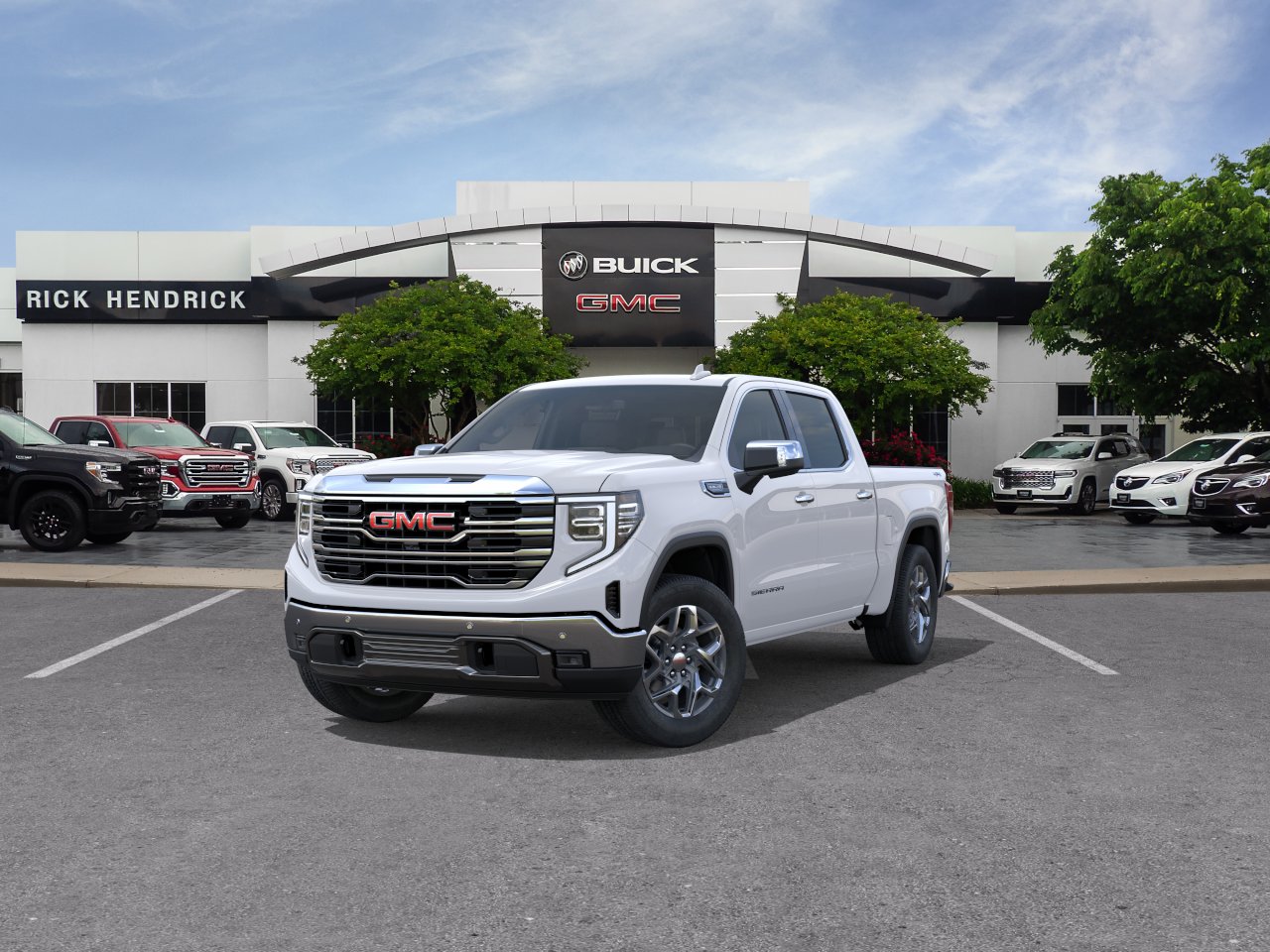 New 2026 Summit White GMC SLT image 34