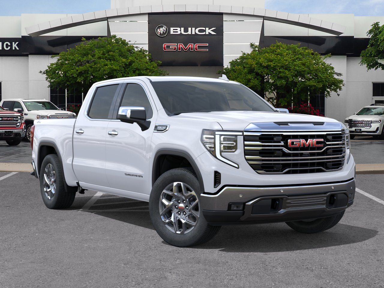New 2026 Summit White GMC SLT image 33