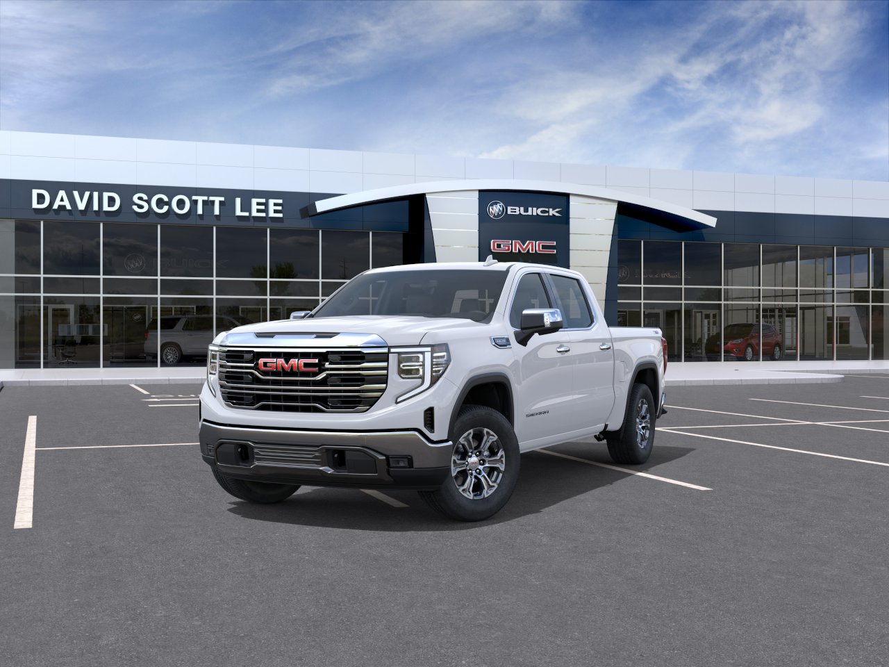 New 2026 Summit White GMC SLT image 8