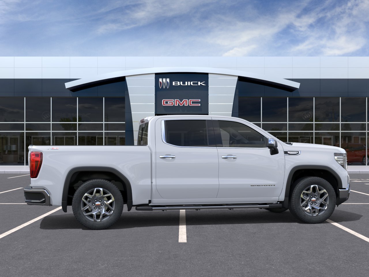 New 2026 Glacier White Tricoat GMC SLT image 29