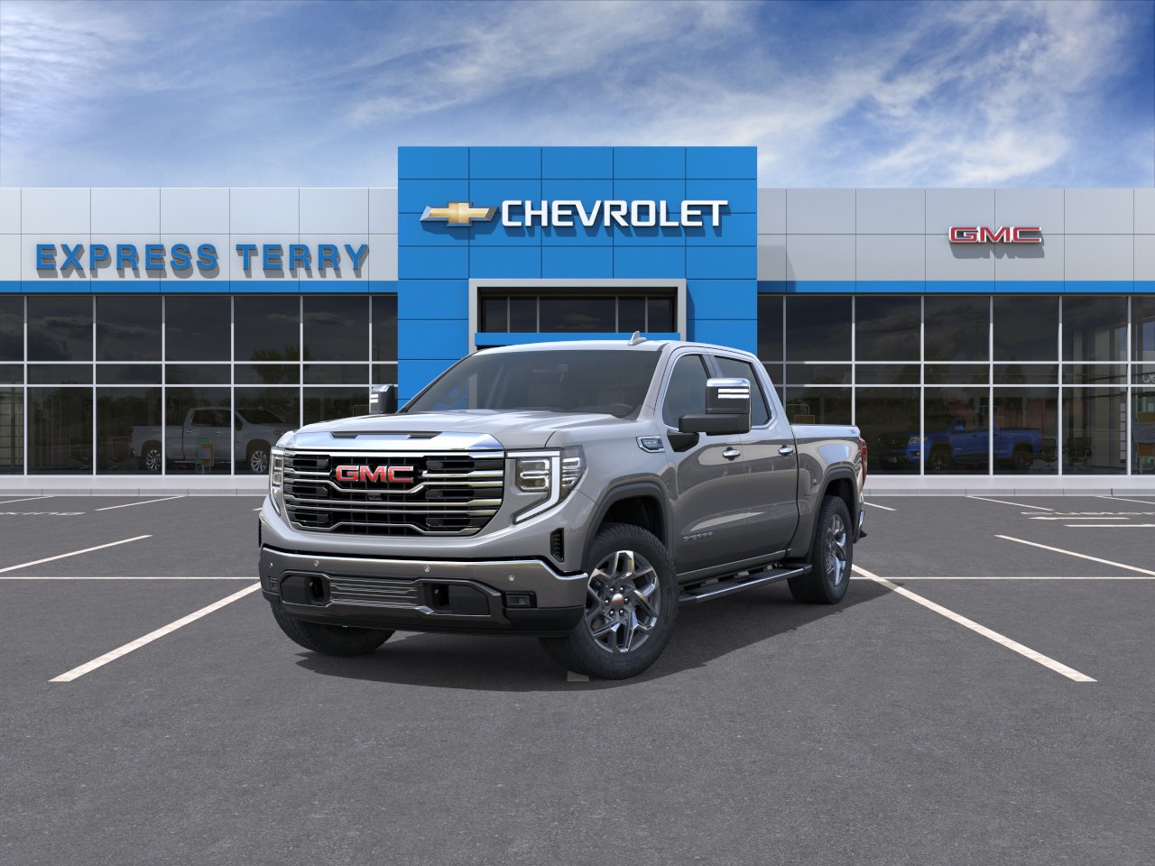 New 2026 Sterling Metallic GMC SLT image 8