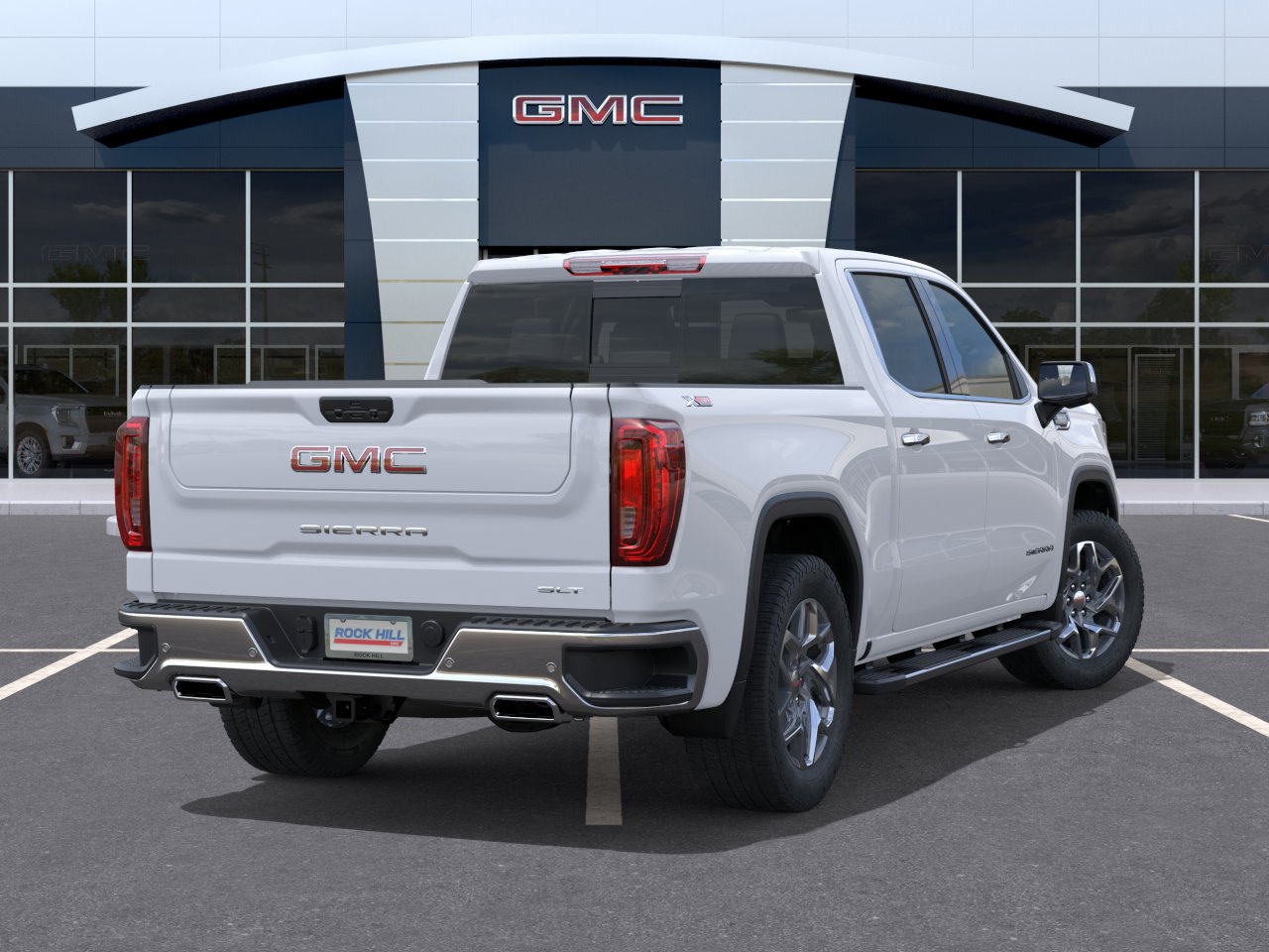 New 2026 Glacier White Tricoat GMC SLT image 28