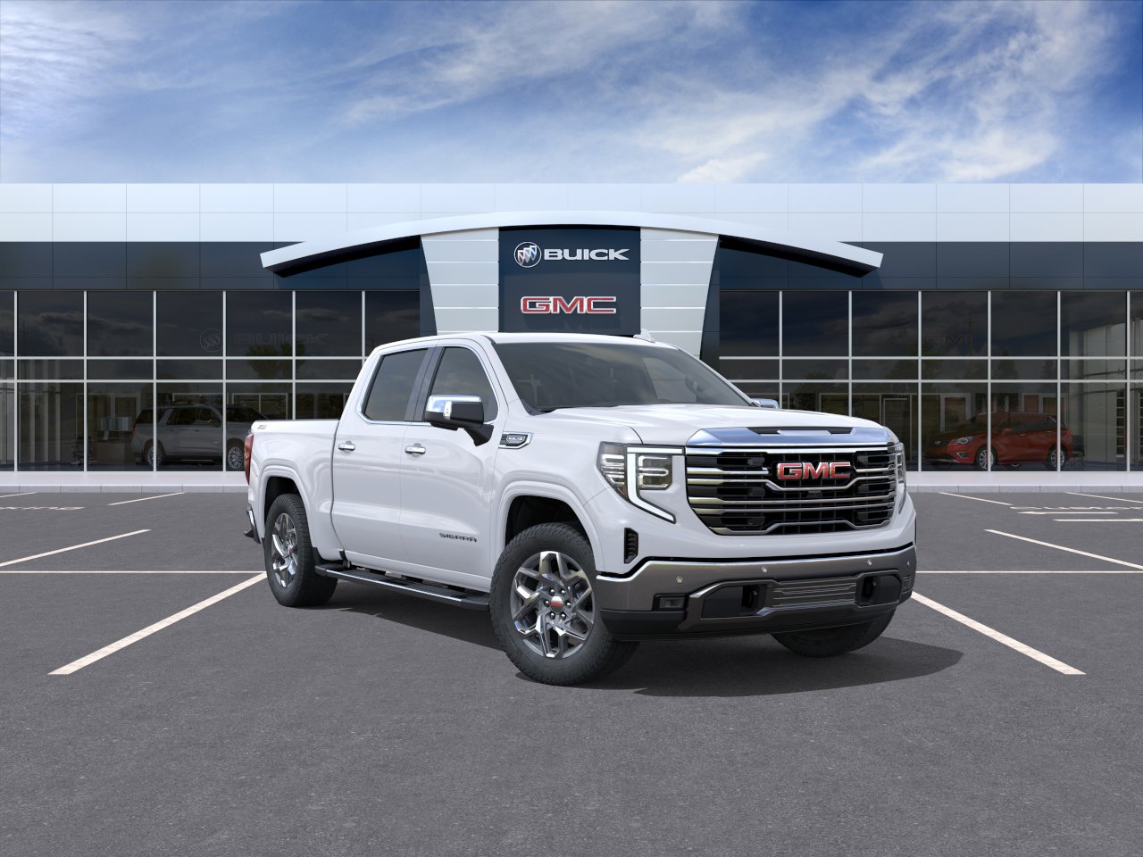 New 2026 Summit White GMC SLT image 25