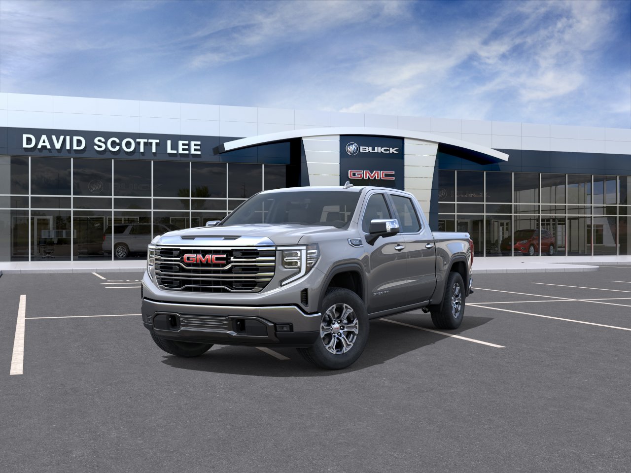 New 2026 Sterling Metallic GMC SLT image 8