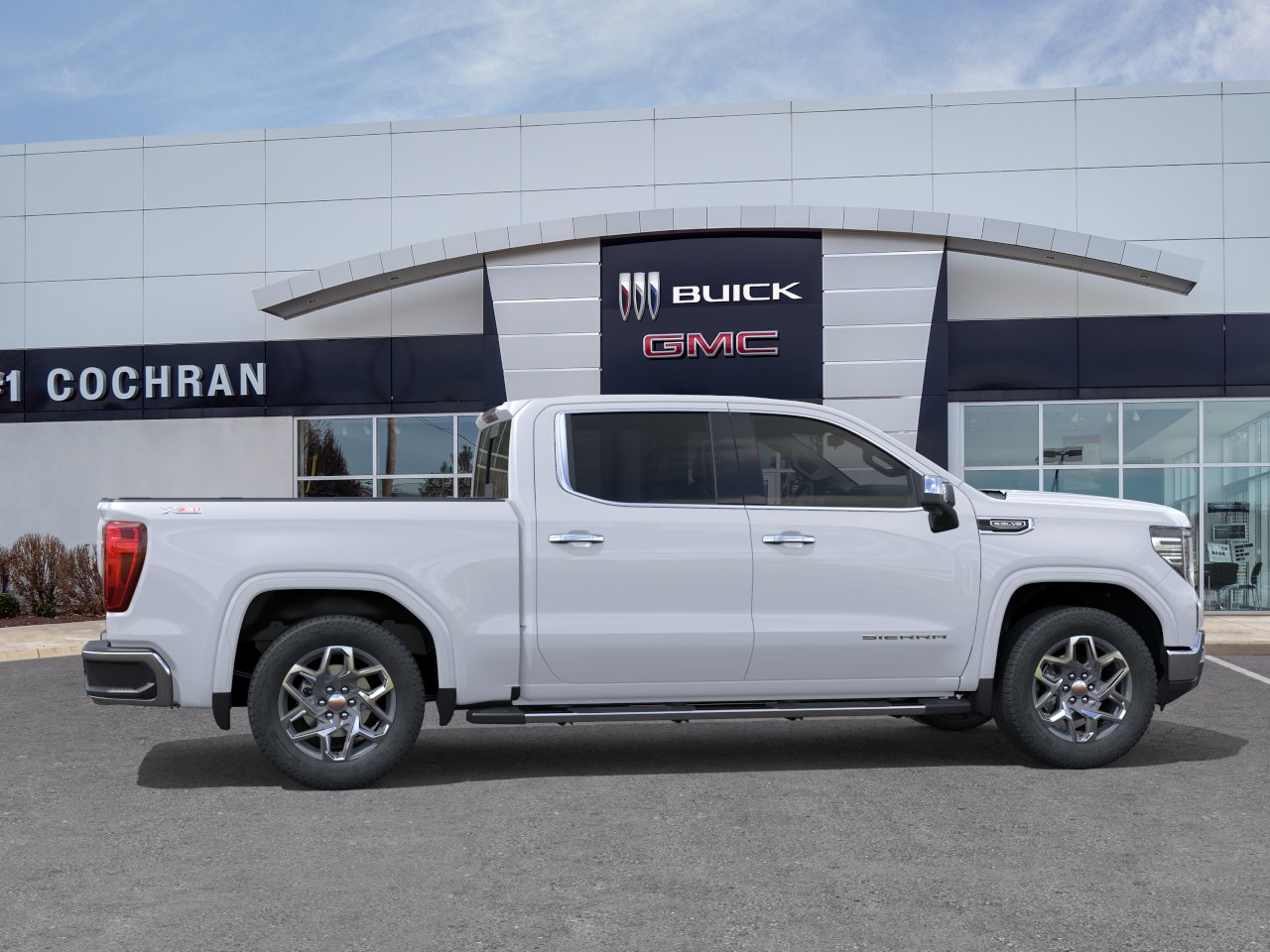New 2026 Glacier White Tricoat GMC SLT image 5