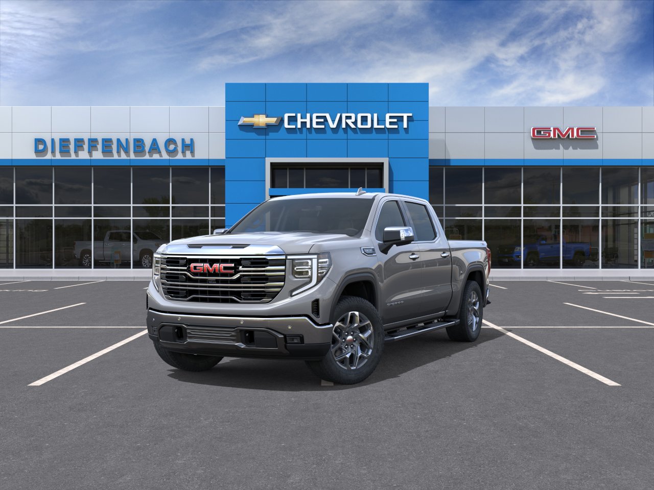 New 2026 Sterling Metallic GMC SLT image 8