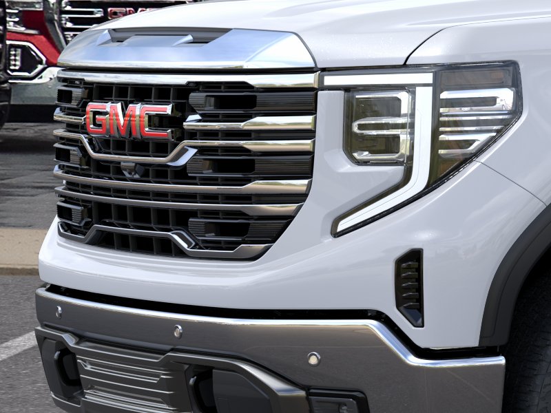 New 2026 Glacier White Tricoat GMC SLT image 39
