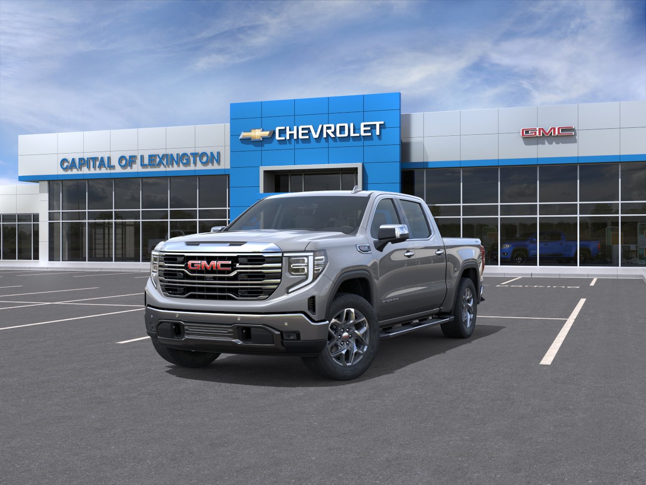 New 2026 Sterling Metallic GMC SLT image 8