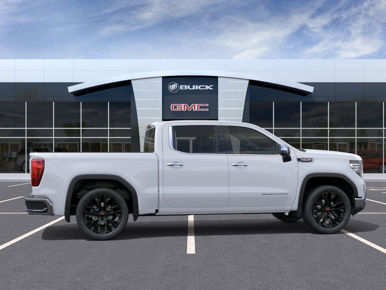 New 2026 Glacier White Tricoat GMC SLT image 5
