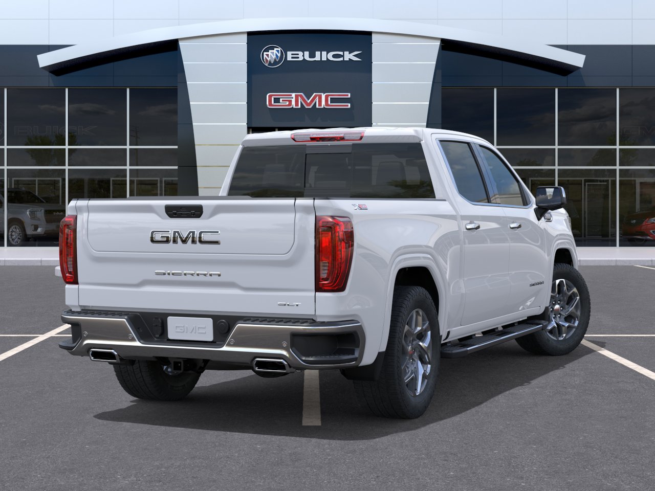 New 2026 Glacier White Tricoat GMC SLT image 28