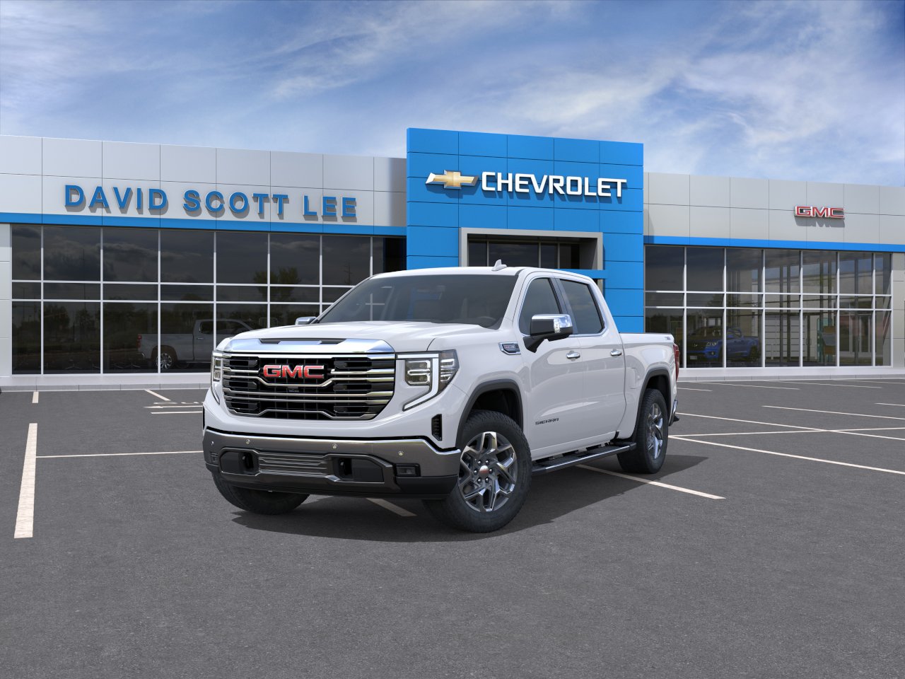New 2026 Summit White GMC SLT image 8
