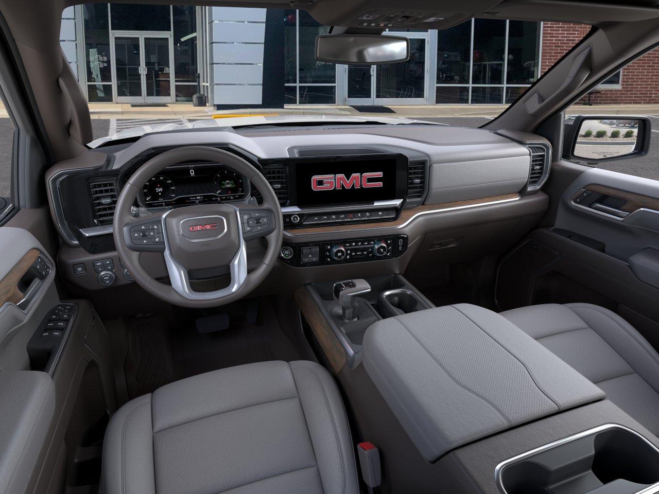 New 2026 Glacier White Tricoat GMC SLT image 39