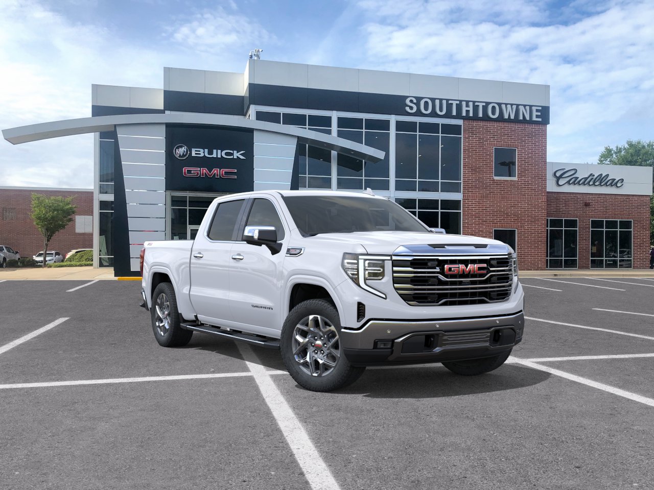 New 2026 Glacier White Tricoat GMC SLT image 25