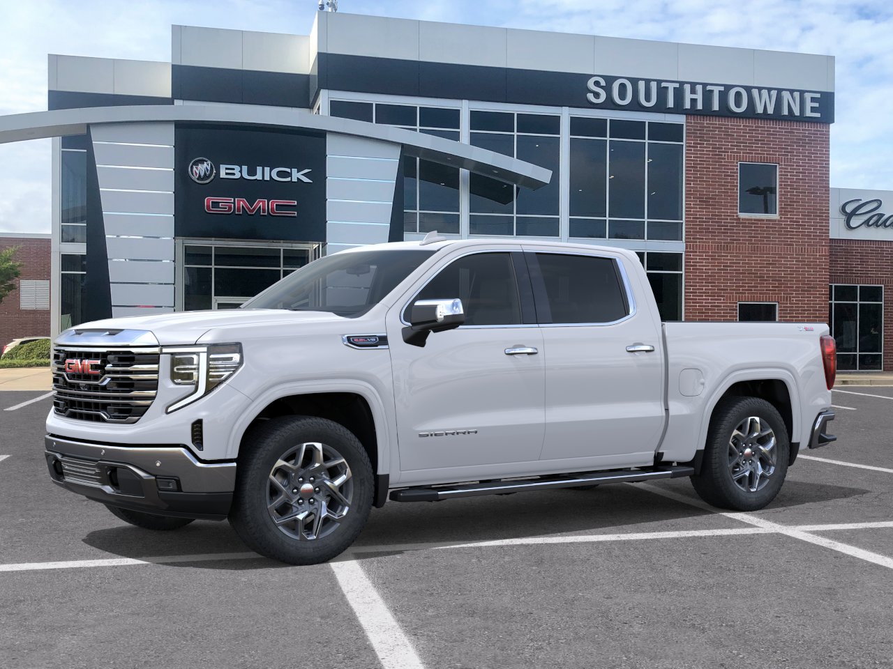 New 2026 Glacier White Tricoat GMC SLT image 26