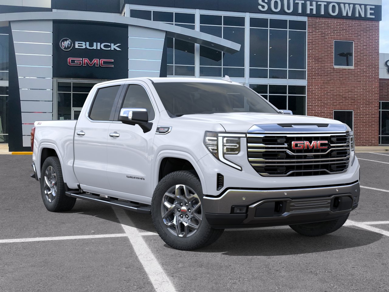 New 2026 Glacier White Tricoat GMC SLT image 31
