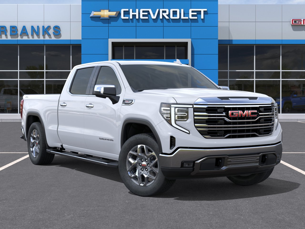 New 2026 Glacier White Tricoat GMC SLT image 35