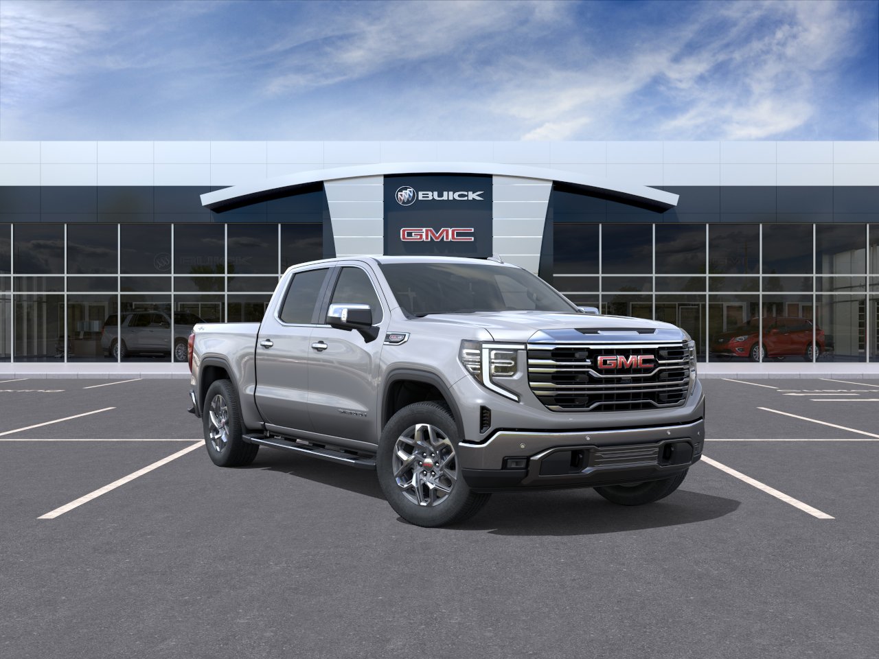 New 2026 Sterling Metallic GMC SLT image 25