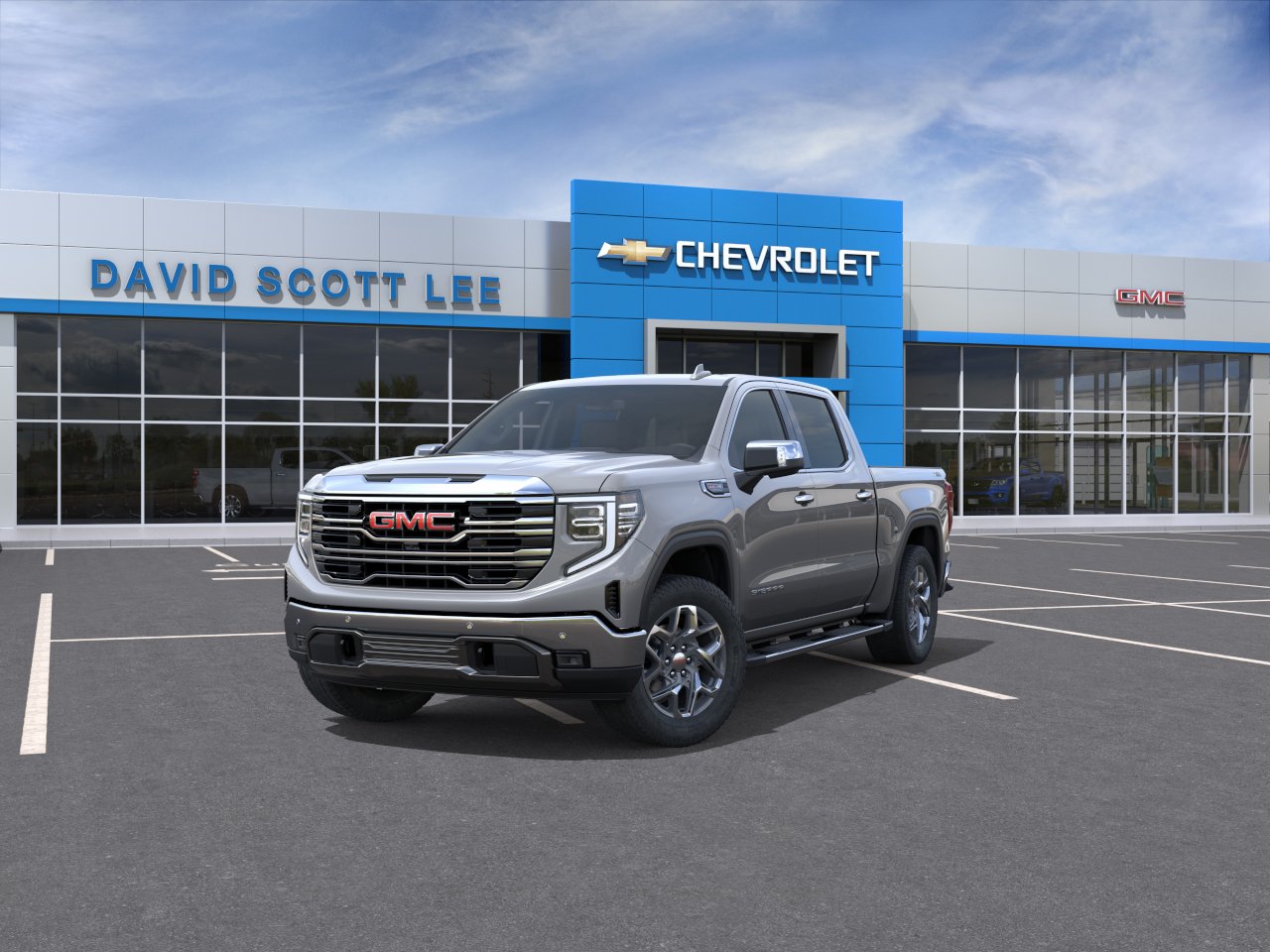 New 2026 Sterling Metallic GMC SLT image 8