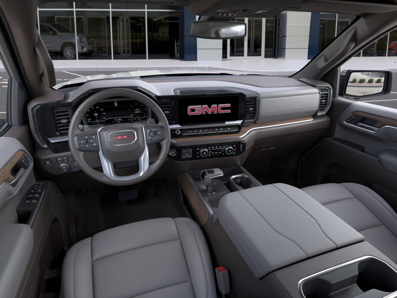 New 2026 Glacier White Tricoat GMC SLT image 42