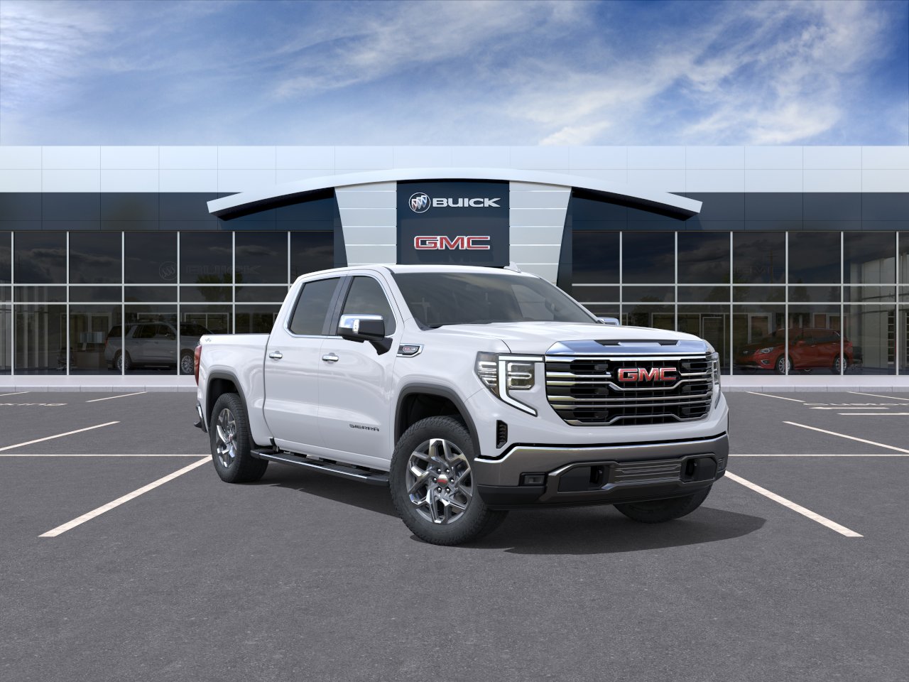 New 2026 Summit White GMC SLT image 25