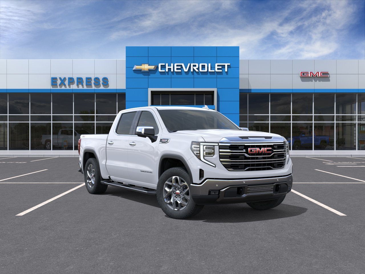 New 2026 Summit White GMC SLT image 44